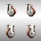 Service Caster 4 Inch 316SS Maroon Polyurethane Wheel Swivel Top Plate Caster Rigid SCC, 2PK SCC-SS31620S414-PPUB-MRN-2-R-2 - alternate 1